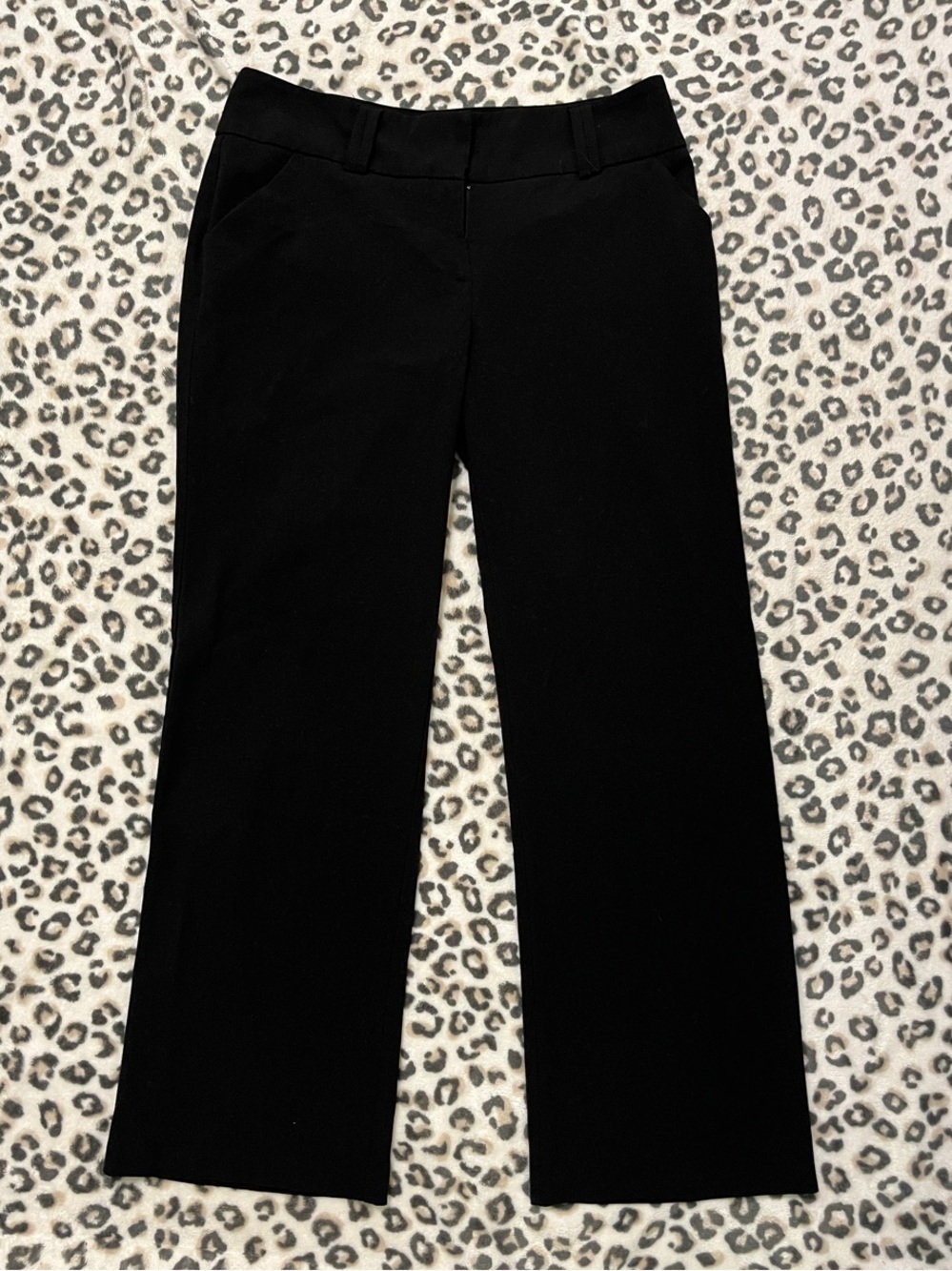 My Michelle Black Wide-Leg Women's Pants